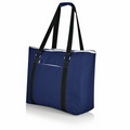 Tahoe Canvas Cooler Tote w/ Zipper Pocket